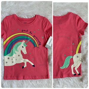 5T Carters Wrap Around Design Unicorn Shirt NWT